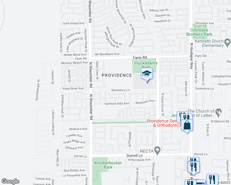 map of restaurants, bars, coffee shops, grocery stores, and more near 10540 Nantucket Ridge Avenue in Las Vegas