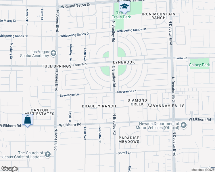 map of restaurants, bars, coffee shops, grocery stores, and more near 7488 Evening Falls Drive in Las Vegas