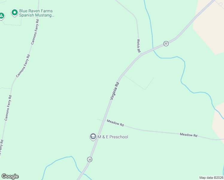 map of restaurants, bars, coffee shops, grocery stores, and more near 3737 Virginia Road in Tyner