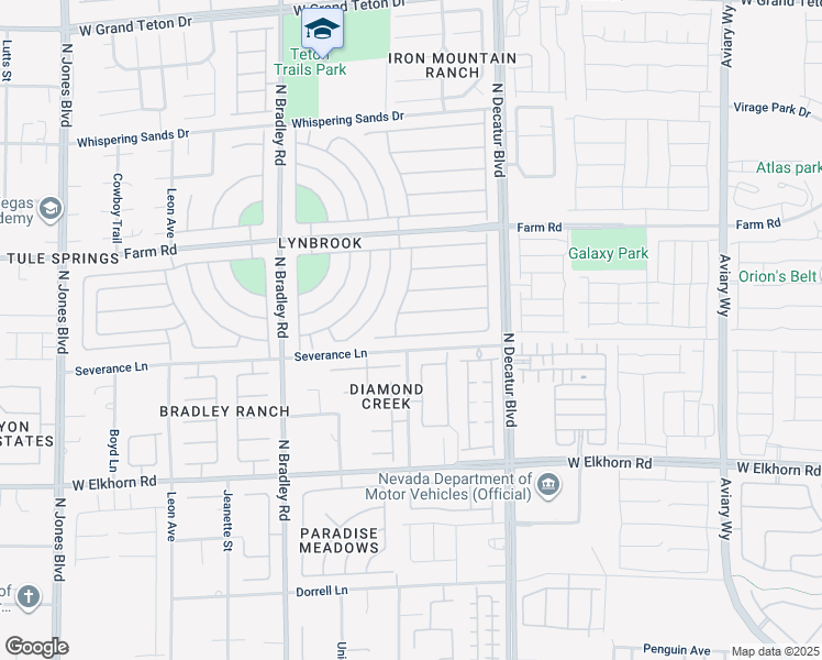 map of restaurants, bars, coffee shops, grocery stores, and more near 5016 Peaceful Pond Ave in Las Vegas