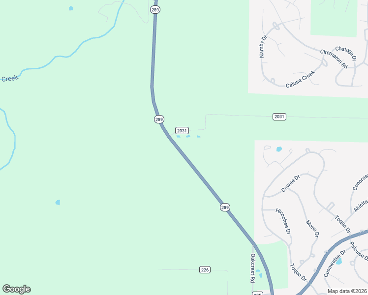 map of restaurants, bars, coffee shops, grocery stores, and more near 2173-2865 Arkansas 289 in Ash Flat