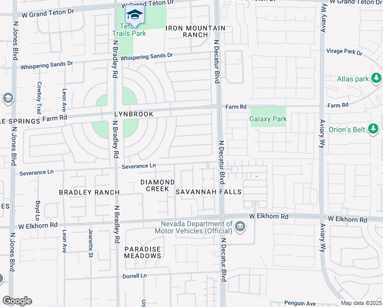 map of restaurants, bars, coffee shops, grocery stores, and more near 4916 Peaceful Pond Avenue in Las Vegas