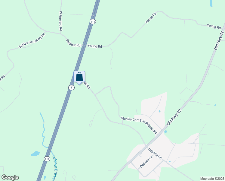 map of restaurants, bars, coffee shops, grocery stores, and more near 254 Stanley Carr Subdivision Road in Cookeville