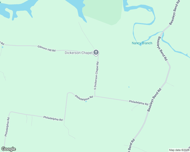 map of restaurants, bars, coffee shops, grocery stores, and more near 192 South Dickerson Chapel Road in Lebanon