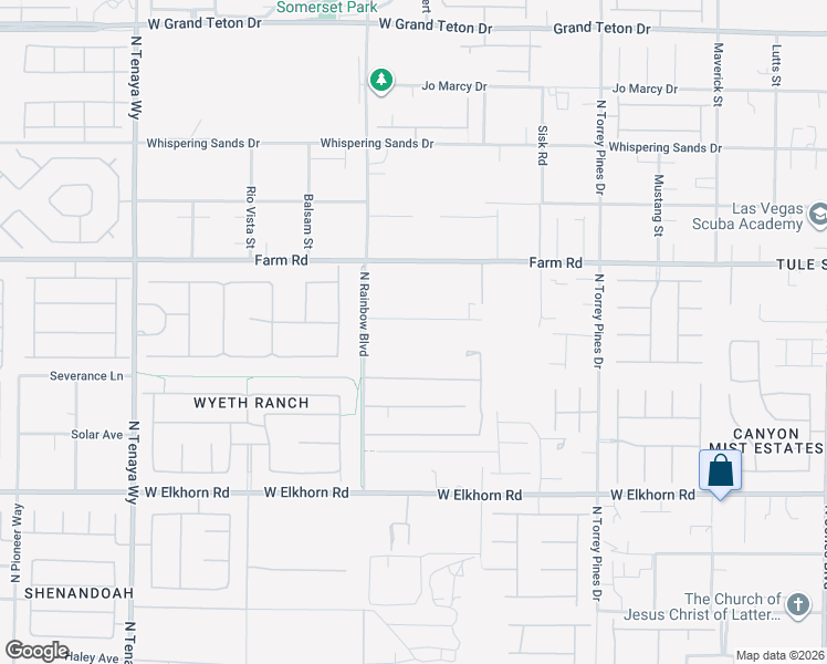 map of restaurants, bars, coffee shops, grocery stores, and more near 6731 Via Provenza Avenue in Las Vegas