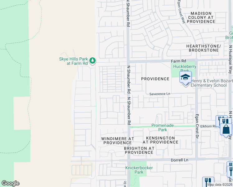 map of restaurants, bars, coffee shops, grocery stores, and more near 10729 Pearl River Avenue in Las Vegas