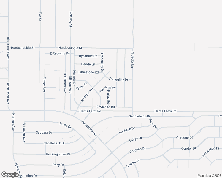 map of restaurants, bars, coffee shops, grocery stores, and more near 5191 Parlay Road in Pahrump