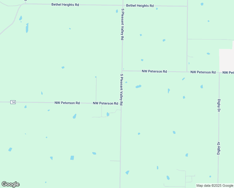 map of restaurants, bars, coffee shops, grocery stores, and more near 9924 South Pleasant Valley Road in Gentry