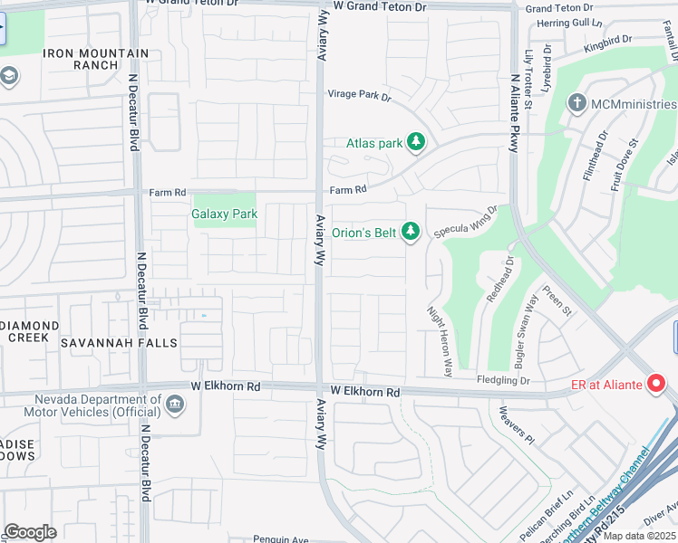 map of restaurants, bars, coffee shops, grocery stores, and more near 4216 Kibraney Avenue in North Las Vegas