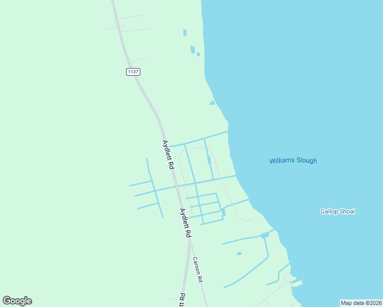 map of restaurants, bars, coffee shops, grocery stores, and more near 114 Colington Circle in Aydlett