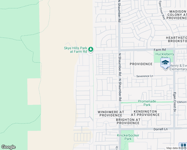 map of restaurants, bars, coffee shops, grocery stores, and more near Puli Drive in Las Vegas