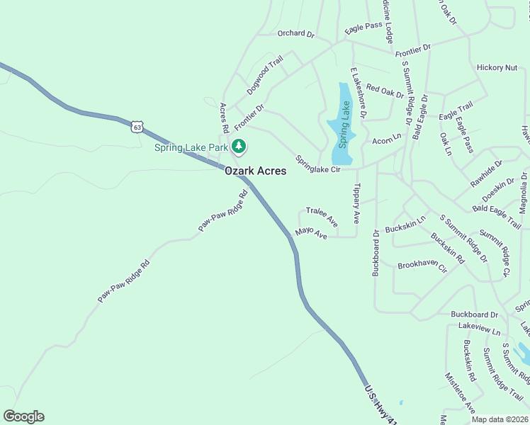 map of restaurants, bars, coffee shops, grocery stores, and more near 1921 US Highway 63 in Hardy