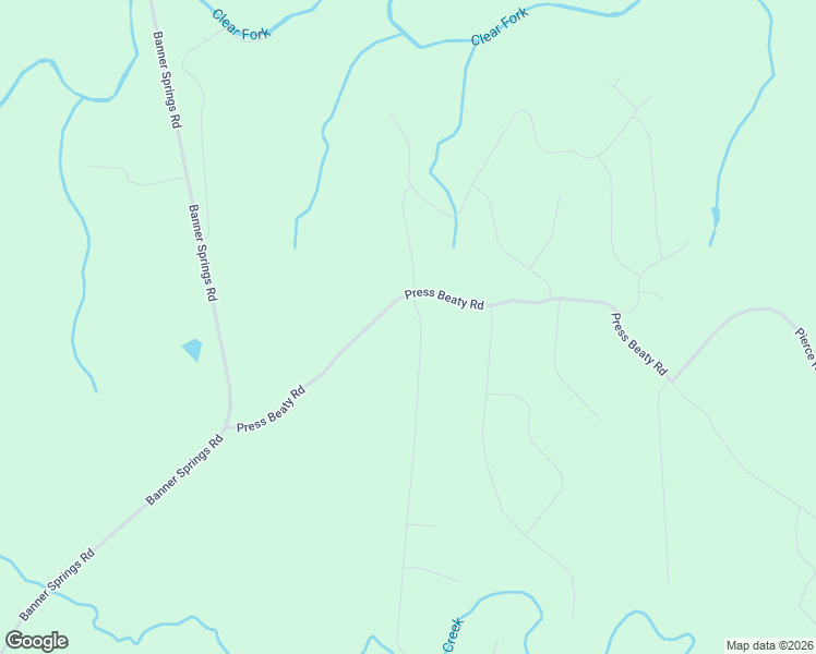 map of restaurants, bars, coffee shops, grocery stores, and more near 1114 Press Beaty Road in Jamestown