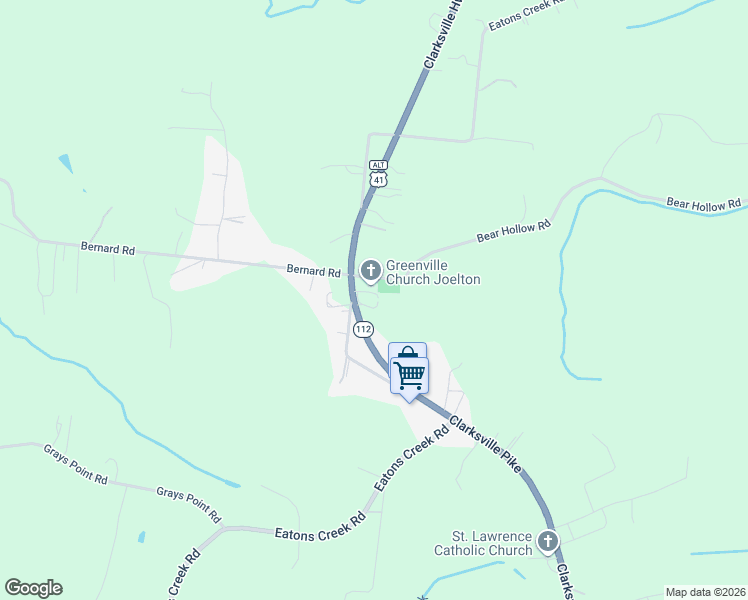 map of restaurants, bars, coffee shops, grocery stores, and more near 5864 Clarksville Pike in Nashville