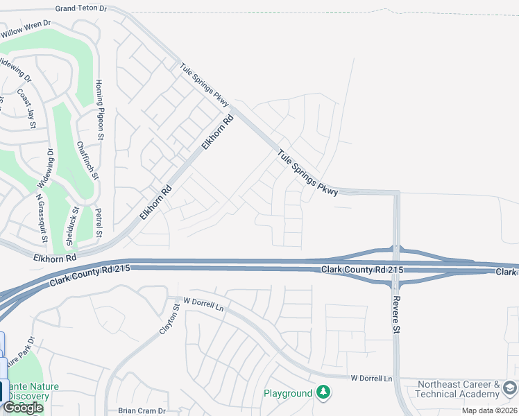 map of restaurants, bars, coffee shops, grocery stores, and more near 7553 Sierra River Street in North Las Vegas