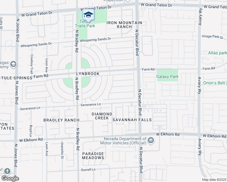 map of restaurants, bars, coffee shops, grocery stores, and more near 5012 River Splash Avenue in Las Vegas