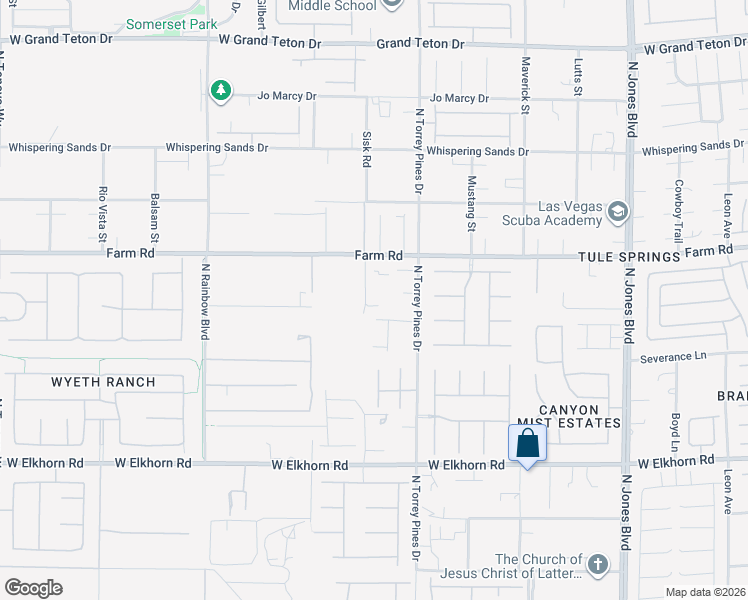 map of restaurants, bars, coffee shops, grocery stores, and more near 7465 North Torrey Pines Drive in Las Vegas