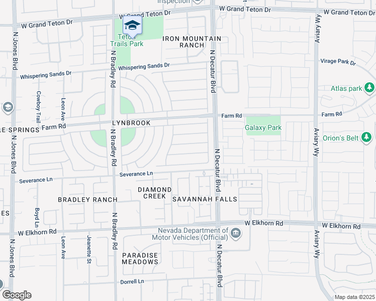 map of restaurants, bars, coffee shops, grocery stores, and more near 4916 River Splash Avenue in Las Vegas