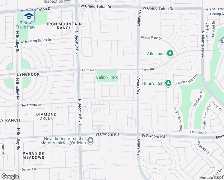 map of restaurants, bars, coffee shops, grocery stores, and more near 7476 Opal Star Street in North Las Vegas