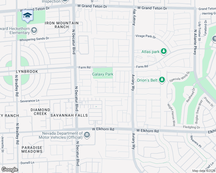map of restaurants, bars, coffee shops, grocery stores, and more near 7476 Opal Star Street in North Las Vegas
