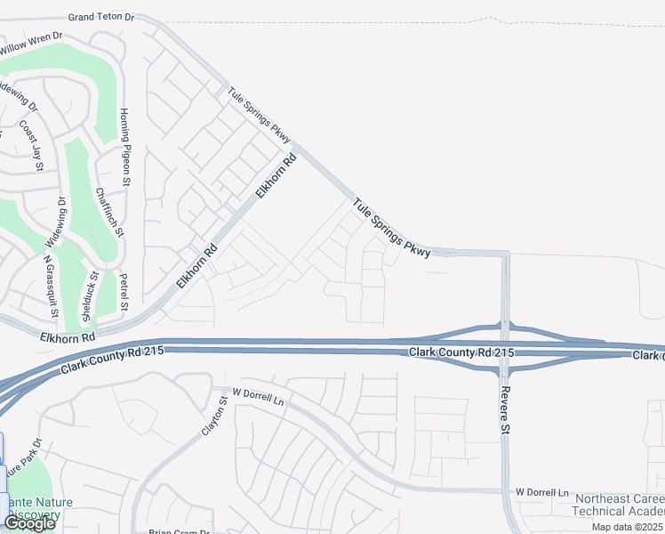map of restaurants, bars, coffee shops, grocery stores, and more near 1413 Gable Falls Place in North Las Vegas