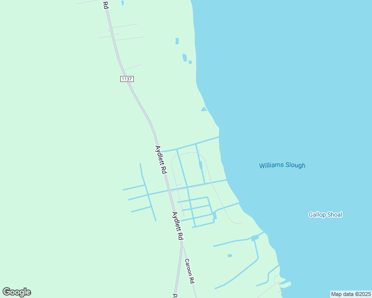 map of restaurants, bars, coffee shops, grocery stores, and more near 121 Colington Circle in Aydlett