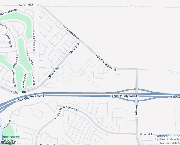 map of restaurants, bars, coffee shops, grocery stores, and more near 1413 Gable Falls Place in North Las Vegas