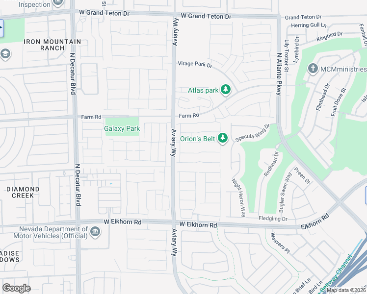 map of restaurants, bars, coffee shops, grocery stores, and more near 7442 Ardenno Street in North Las Vegas