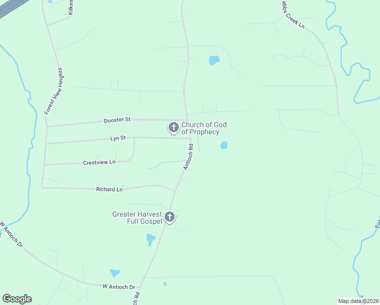 map of restaurants, bars, coffee shops, grocery stores, and more near 5150 Antioch Road in Oxford