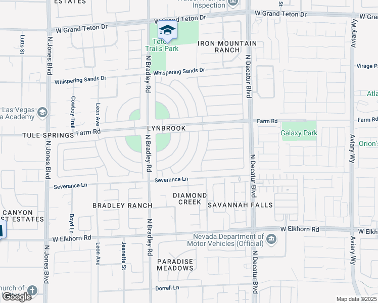 map of restaurants, bars, coffee shops, grocery stores, and more near 7544 Coral River Drive in Las Vegas