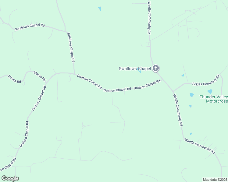 map of restaurants, bars, coffee shops, grocery stores, and more near 801-823 Dodson Chapel Road in Cookeville