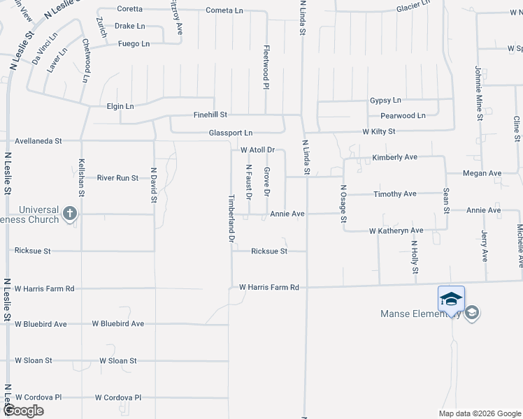 map of restaurants, bars, coffee shops, grocery stores, and more near 5281 North Faust Drive in Pahrump