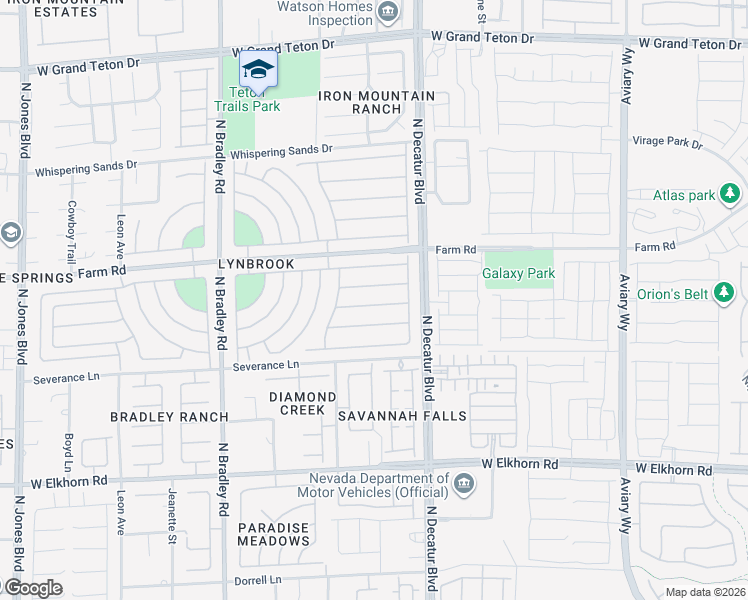 map of restaurants, bars, coffee shops, grocery stores, and more near 4912 Soaring Springs Avenue in Las Vegas