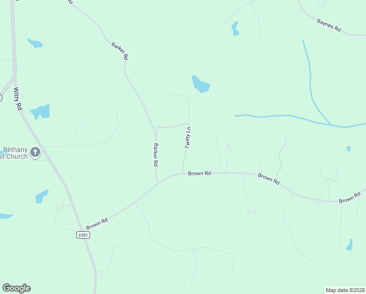 map of restaurants, bars, coffee shops, grocery stores, and more near 166 Twitty Lane in Summerfield