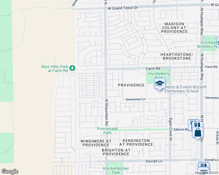 map of restaurants, bars, coffee shops, grocery stores, and more near 10656 Hyde Corner Avenue in Las Vegas