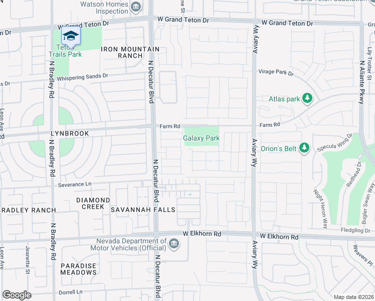 map of restaurants, bars, coffee shops, grocery stores, and more near 4640 Frasers Owl Ave in North Las Vegas