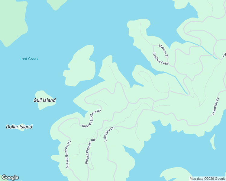map of restaurants, bars, coffee shops, grocery stores, and more near 6070 Russell Brothers Road in Sharps Chapel