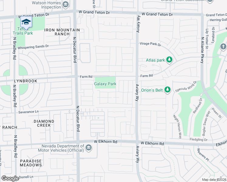 map of restaurants, bars, coffee shops, grocery stores, and more near 4440 Sapphire Moon Avenue in North Las Vegas