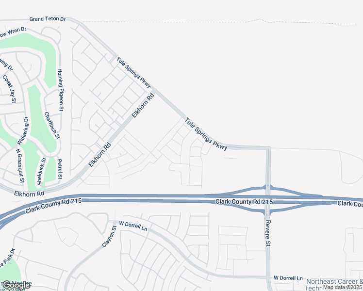 map of restaurants, bars, coffee shops, grocery stores, and more near Bosco Brook Drive in North Las Vegas