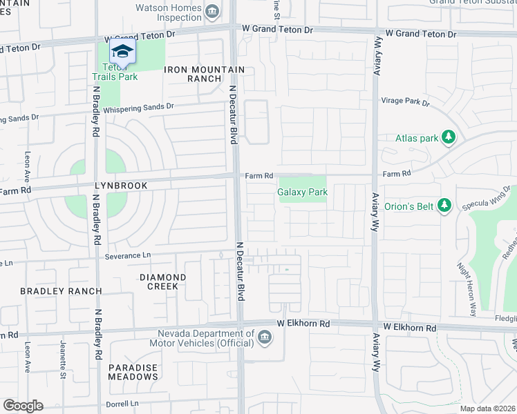 map of restaurants, bars, coffee shops, grocery stores, and more near 4720 Frasers Owl Ave in North Las Vegas