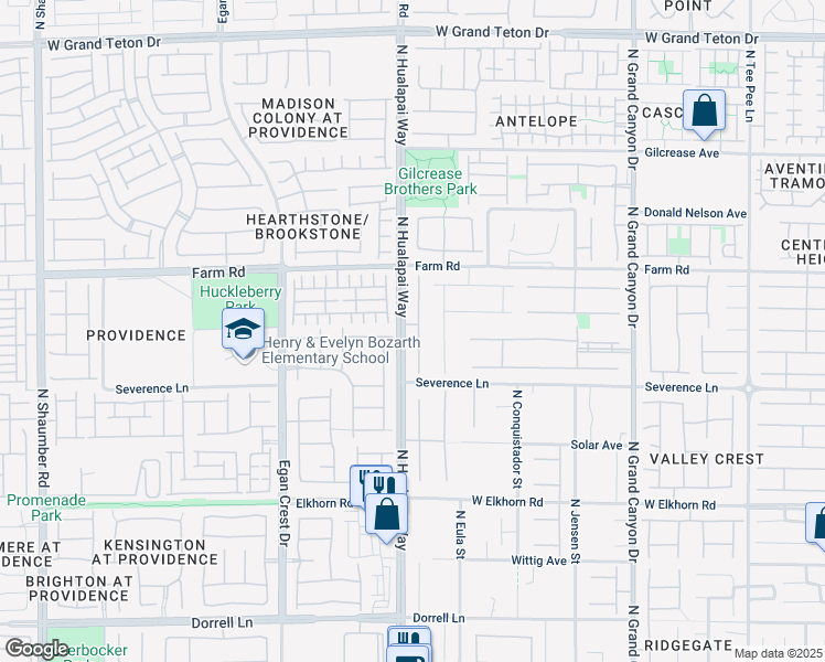 map of restaurants, bars, coffee shops, grocery stores, and more near 7491 Lassen Peak Circle in Las Vegas
