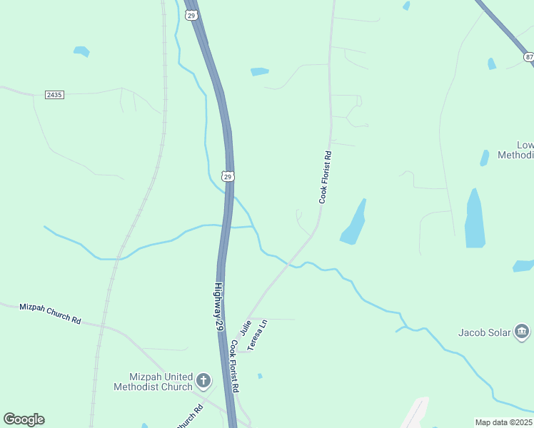 map of restaurants, bars, coffee shops, grocery stores, and more near 728 Cook Florist Road in Reidsville
