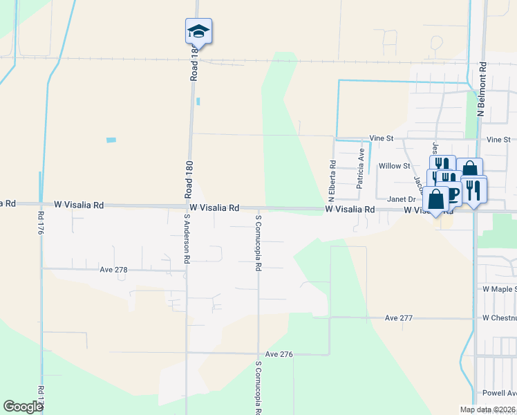 map of restaurants, bars, coffee shops, grocery stores, and more near 2 South Cornucopia Road in Exeter