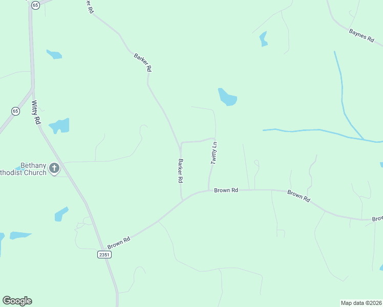 map of restaurants, bars, coffee shops, grocery stores, and more near 166 Twitty Lane in Summerfield