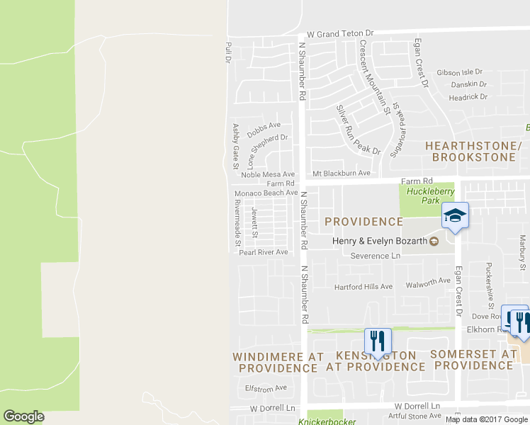 map of restaurants, bars, coffee shops, grocery stores, and more near 10723 Smithtown Avenue in Las Vegas
