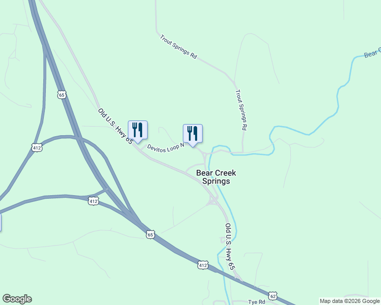 map of restaurants, bars, coffee shops, grocery stores, and more near 350 Devitos Loop N in Harrison