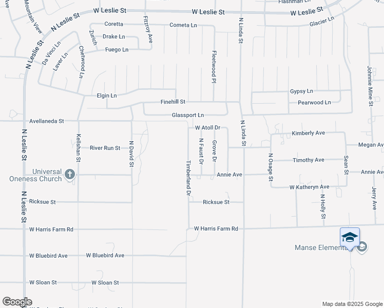 map of restaurants, bars, coffee shops, grocery stores, and more near 5341 North Timberland Drive in Pahrump