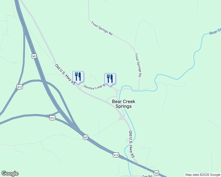 map of restaurants, bars, coffee shops, grocery stores, and more near 350 Devitos Loop N in Harrison