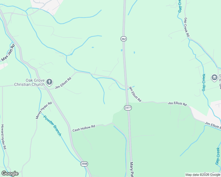 map of restaurants, bars, coffee shops, grocery stores, and more near 129 Jim Elliott Road in Elizabethton