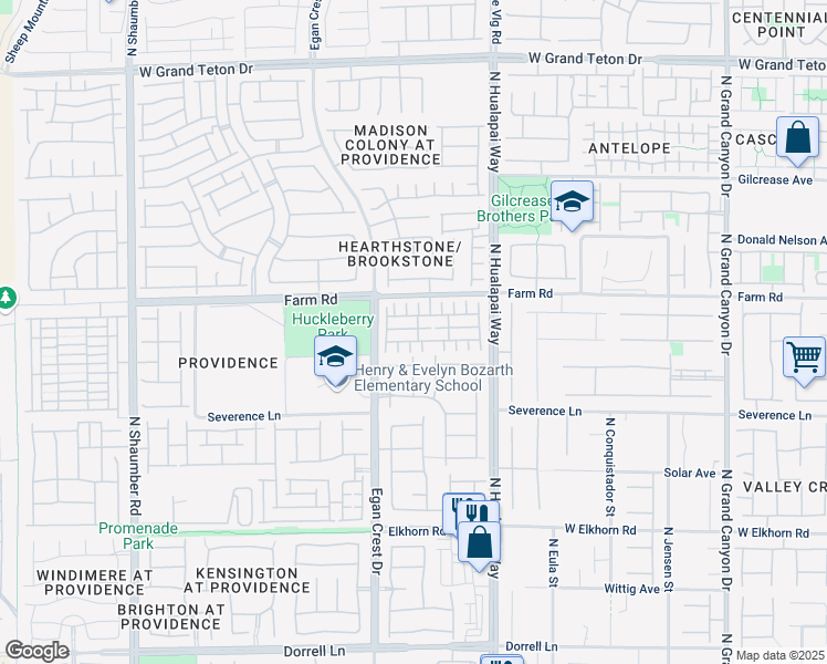 map of restaurants, bars, coffee shops, grocery stores, and more near 10221 Yarmouth Sea Court in Las Vegas